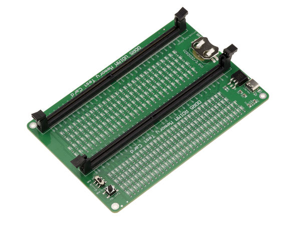 Plaque de test avec diodes pour barrette mémoire DDR de type DDR5 RDIMM ...
