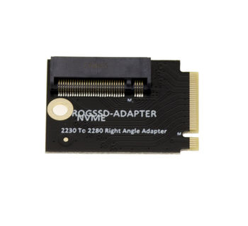 M2 2280 to 2230 adapter for changing the SSD in an ASUS ROG Ally console, short version