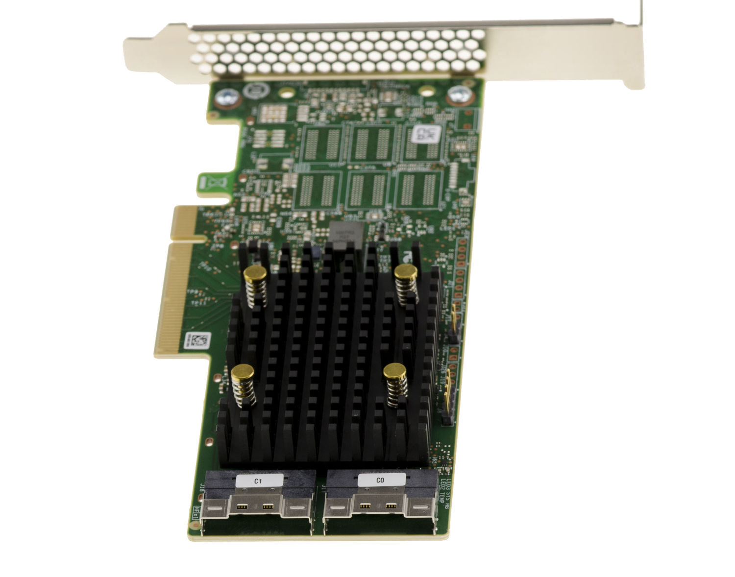 Carte Contrôleur 16 Port PCIe 3.0 X8 12Go/s SAS - Connecte Jusqu'à 1024 Dispositifs, Haute Performance Serveurs