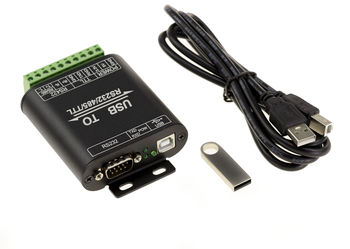 KALEA-INFORMATIQUE USB Naar RS422/RS485 Converter – Met FTDI FT232 Chip, 1,8 M Kabel, Magnetische Filtering, Stabiel