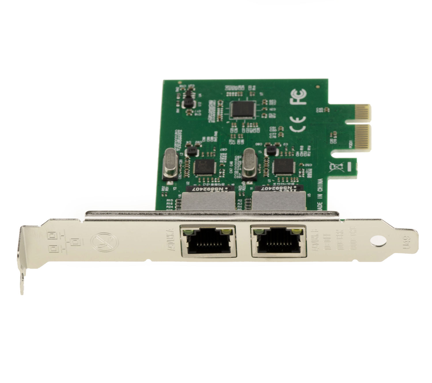 Tarjeta De Red PCIe De 8 Puertos Gigabit Ethernet – Con Chipset Realtek RTL8111H, Compatible Con Windows, Linux Y Mac