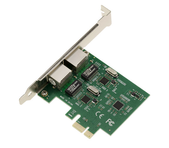 Realtek Rtl8111 Carte Controleur PCI Express PCIe 2 ports RJ45 Gigabit Ethernet 10 100 ...