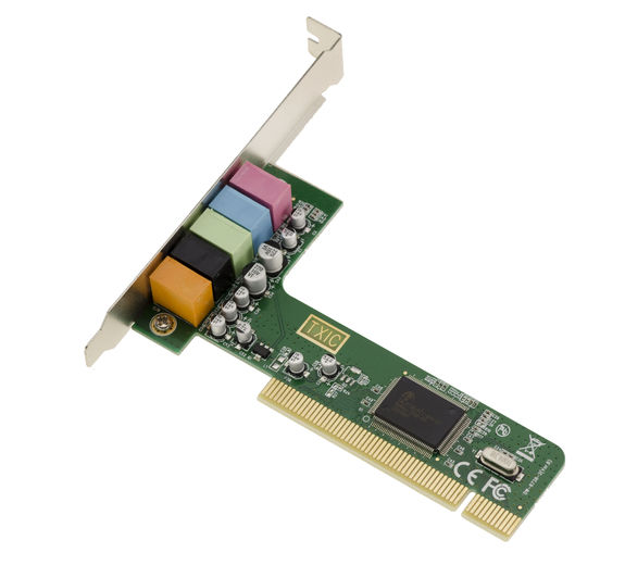 4.1 Sound card on PCI slot - 4 Channels - Micro Front Rear Speakers - CMI8738 Chipset