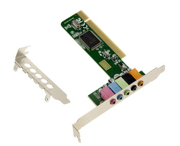 4.1 Sound card on PCI slot - 4 Channels - Micro Front Rear Speakers - CMI8738 Chipset
