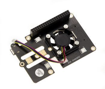 Expansion plate for Raspberry PI to add an M2 NVMe SSD. PCIe NVMe connector base for PI5.