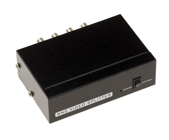 SPLITTER BNC 8 PORTS - Duplicates the video stream from a BNC source to 8 simultaneous outputs