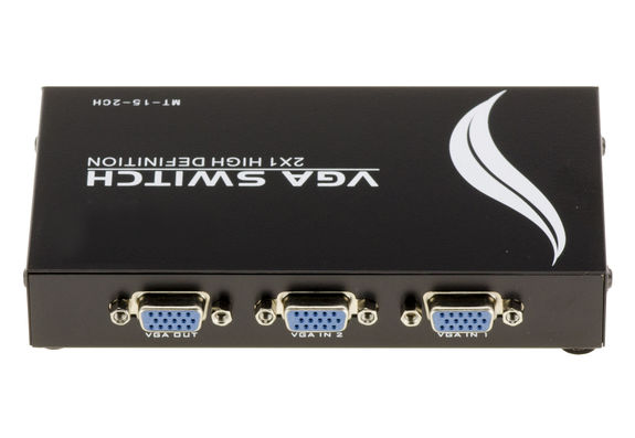 VGA Splitter / 2-Port Video Switch - METAL CASE