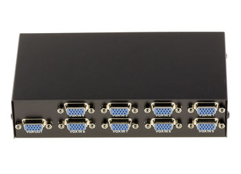 Boitier de partage VGA / Switch Video 8 + 1 ports - BOITIER METAL - 8 entrées vers 1 sortie ou 1 entrée vers 8 sorties