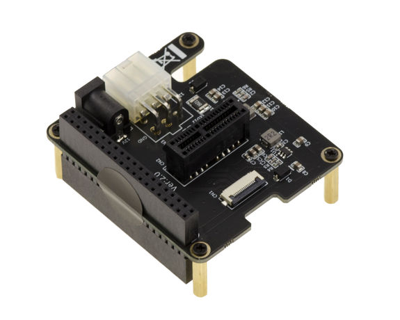 Expansion plate for Raspberry PI to add a PCIe x1 slot PCIe connector base for PI5 HAT+