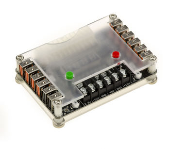 Breakout Board power supply ATX 24 - ATX24 to 10 USB ports and terminal block 3.3V 5V 12V -12V