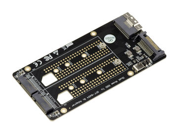 Adapter for 2 SSD M2 PCIe NVMe M Key to SFF8654 for mounting two SSD M2 in place of SSD U2