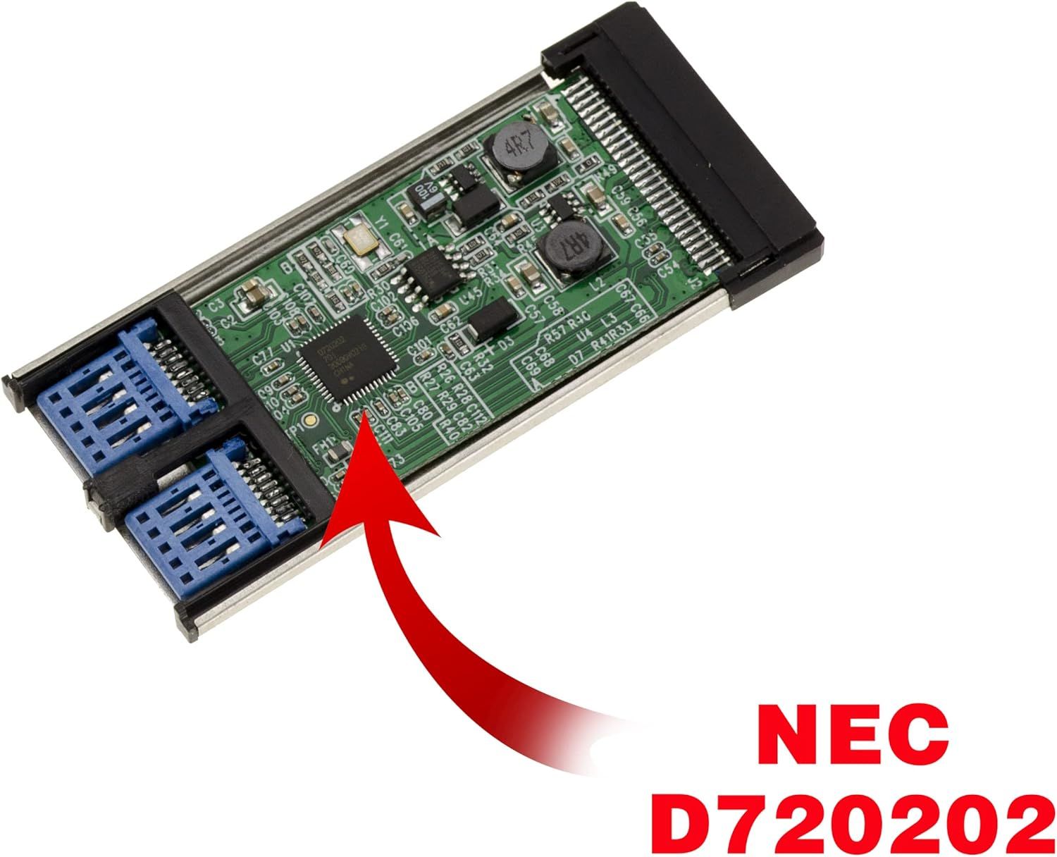Carte ExpressCard 34mm USB 3.0 2 Ports - Chipset Nec - Garantie 1 An