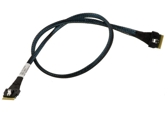 PCIe 4.0 cable with Slim SAS SFF-8654 8i 74-pin connectors to SFF8654 74-pin length 70cm
