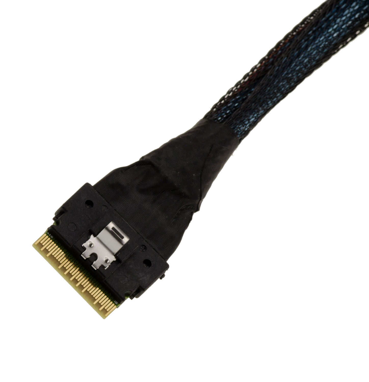 Câble Adaptateur SlimSAS SFF-8654 Vers SFF-8639 U.2 - 80 Cm - PCIe 4.0 - Pour Disques Durs NVMe, Serveurs, Stations De Travail