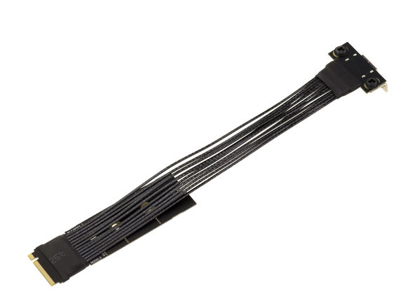 Adapter for NVMe M Key M2 slot to Oculink SFF-8612 PCIe 4.0 compatible with 64 GT/s bandwidth