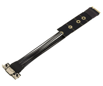 Adapter for NVMe M Key M2 slot to Oculink SFF-8612 PCIe 4.0 compatible with 64 GT/s bandwidth