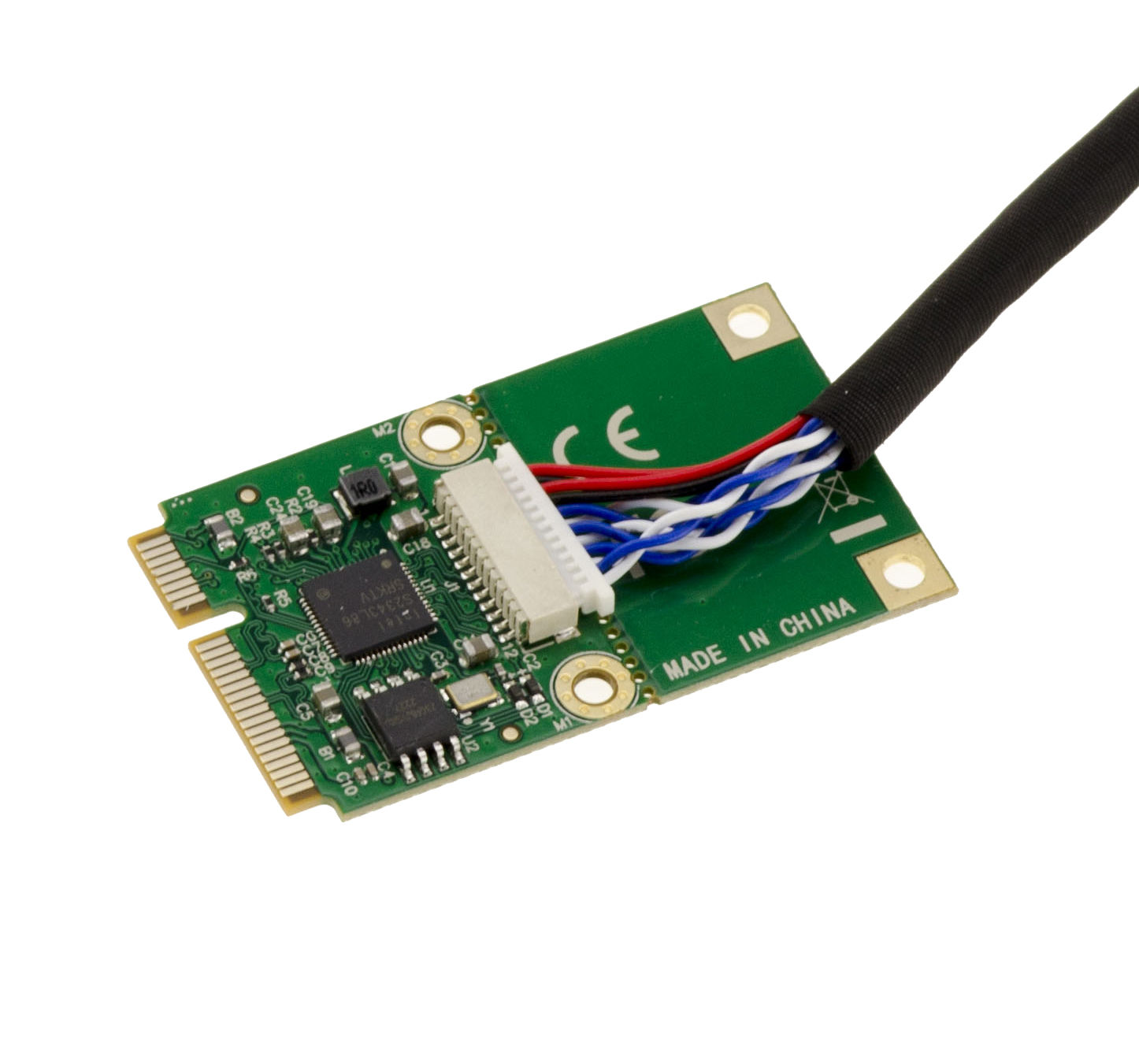 Carte Mini PCI Express MiniPCIE RJ45 LAN 2.5 GIGABIT ETHERNET Intel I226 SRKTV - Afbeelding 2 van 3
