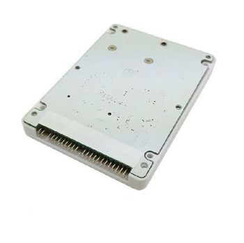 mSATA to IDE 44 (IDE 2.5"") adapter box For mini PCIe mSATA SSDs For mini PCIe mSATA SSDs