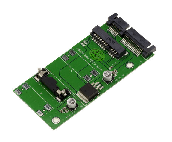 mSATA to SATA 2.0 adapter SATA 7+15 interface (SATA 2.5"") SATA 7+15 interface (SATA 2.5"")