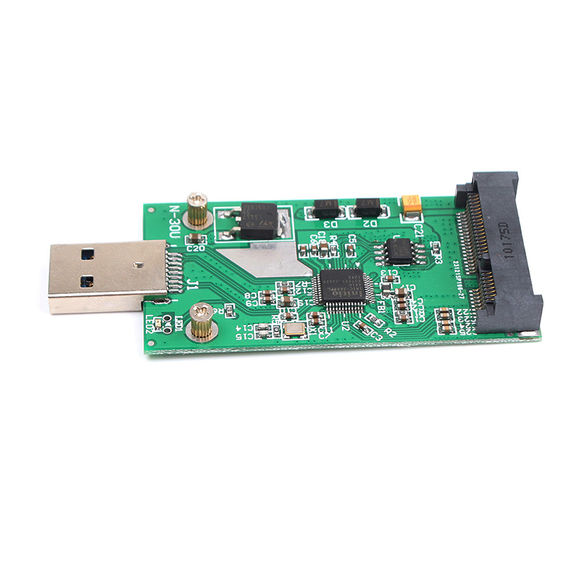 mSATA to USB 3.0 adapter For mini PCIe mSATA SSDs For mini PCIe mSATA SSDs