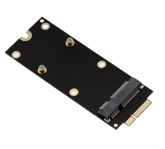 mSATA to MAC Pro or Retina 2012 adapter To mount a mSATA SSD on a Mac
