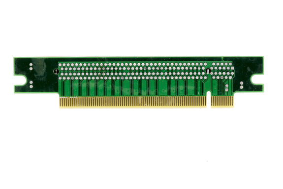 Riser PCI Express PCIe 16x - Type 90° For horizontal placement of PCI Express cards For horizontal placement of PCI Express cards