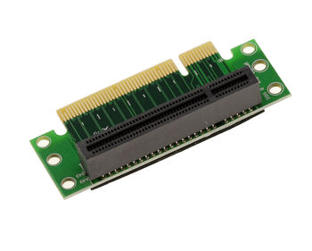 Riser PCI Express PCIe 8x - Type 90° for horizontal placement of a PCI Express x8 card