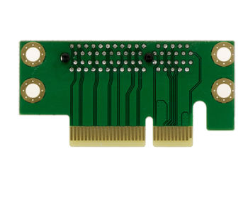 Riser PCI Express PCIe 4x - Type 90° For horizontal placement of PCI Express cards For horizontal placement of PCI Express cards