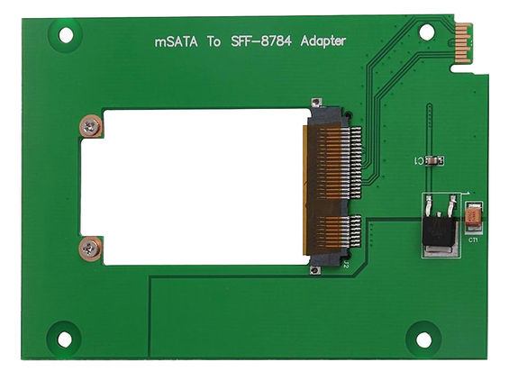 mSATA to ULTRASLIM converter SFF-8784