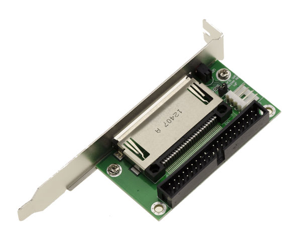 Compact Flash to IDE 3.5"" (40 pins) - Bootable MALE With Back Plate With Back Plate