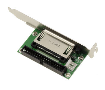 Compact Flash to IDE 3.5"" (40 pins) - Bootable MALE With Back Plate With Back Plate