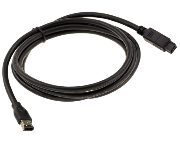 Adapter cable FireWire 400 IEEE1394a 800 IEEE1394b 6 Points Male 9 Points Male - 1.8M 6 Points Male / 9 Points Male - 1.8M