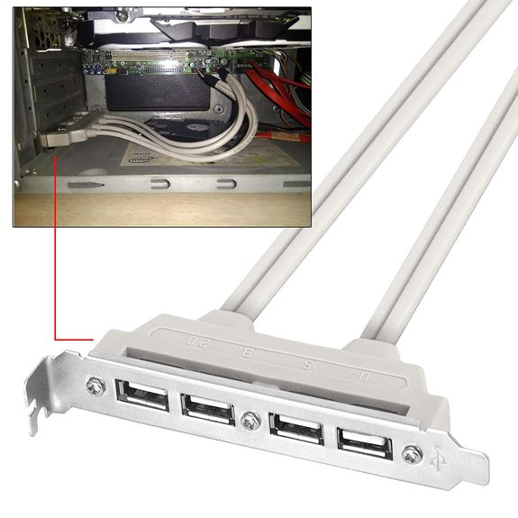 USB2 bracket on internal USB 2.0 connectors 2 x 9-pin USB connectors 2 x 9-pin USB connectors
