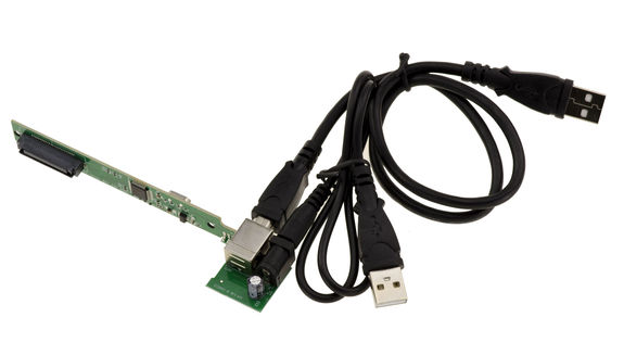 USB converter for Slim CD DVD player - IDE To adapt an IDE Optical Laptop Drive to a USB port To adapt an IDE Optical Laptop Drive to a USB port
