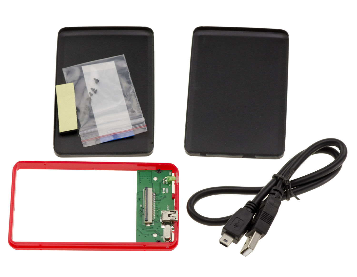 1.8 ZIF 40-pin enclosure to USB HDD or SSD