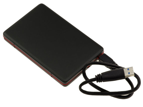 Aluminium Enclosure BLACK MATT For ULTRASLIM Hard Disk USB 3.0 Link - With Accessories USB 3.0 Link - With Accessories