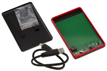 Aluminium Enclosure BLACK MATT For ULTRASLIM Hard Disk USB 3.0 Link - With Accessories USB 3.0 Link - With Accessories