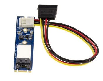 M.2 card. - 1 SATA port With power cord With power cord