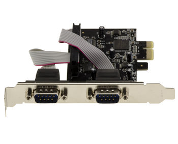 PCI Express (PCIe) Control Card RS232 Series 2 Ports - OXPCIe952 Oxford Chipset - Low and High Profile - Windows Linux