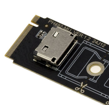 Adapter for NVMe M Key M2 slot to Oculink SFF-8612 PCIe 4.0 compatible 2230 2242 2260 2280