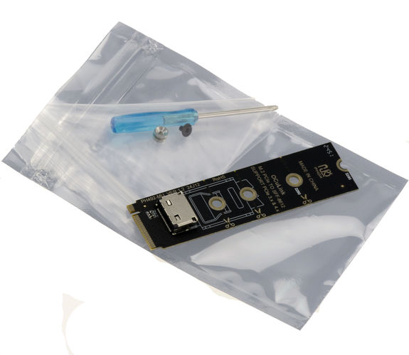 Adapter for NVMe M Key M2 slot to Oculink SFF-8612 PCIe 4.0 compatible 2230 2242 2260 2280