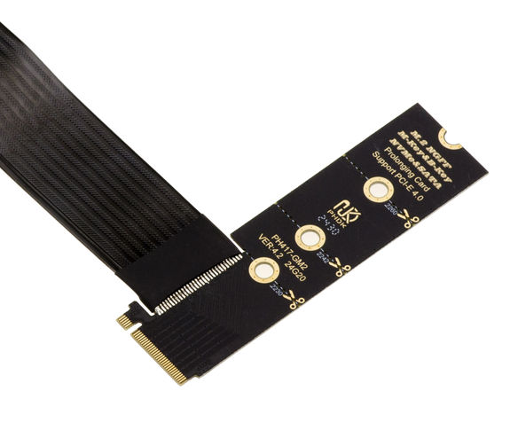 KALEA-INFORMATIQUE Riser M.2 PCIe NVMe Vers PCIe X16 - 20cm - Adaptateur Extension