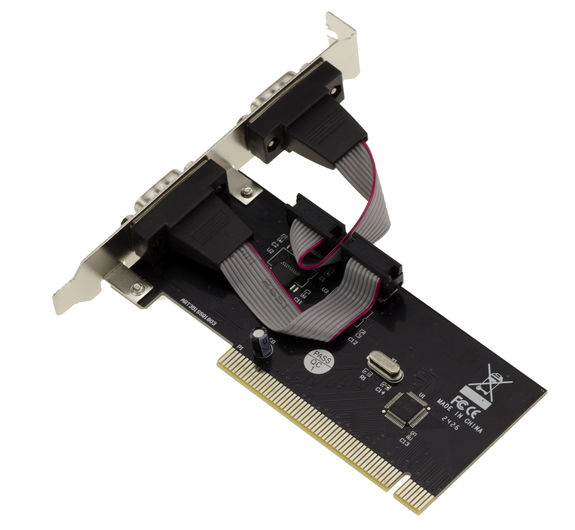 PCI 2-port COM RS232 SERIES controller card with WCH CH351 chipset