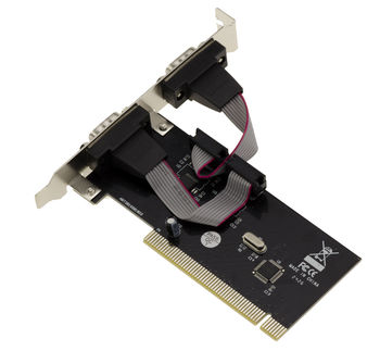 PCI 2-port COM RS232 SERIES controller card with WCH CH351 chipset