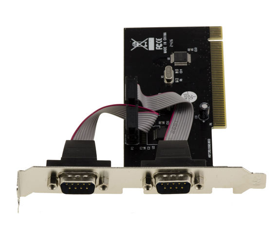 PCI 2-port COM RS232 SERIES controller card with WCH CH351 chipset