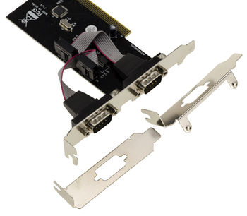 PCI 2-port COM RS232 SERIES controller card with WCH CH351 chipset