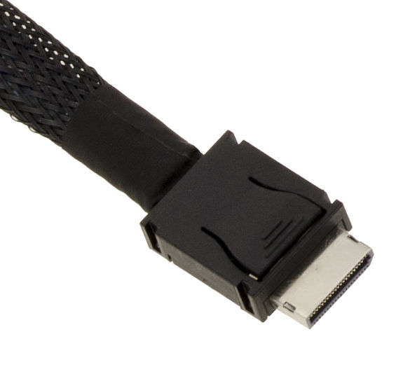 PCIe 4.0 cable with Oculink connectors SFF-8612 / SFF-8611 to SFF-8639 68 pin U2 U3 length 70cm