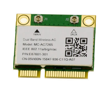 Mini-PCIe-Netzwerk-Controller-Karte mit Dualband-WiFi 802.11a/b/g/n/AC 1200M und Bluetooth 4.2 mit Intel 7265-Chipsatz