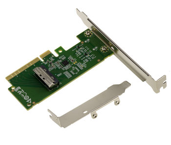 M3 Card PCIe 5.0 to MCIO 8i adapter card for NVMe M2 M3 U2 U3 SSD