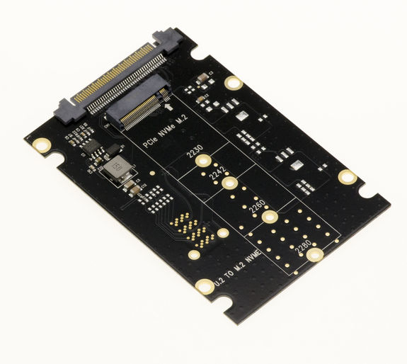 Gen 4.0 M2 NVMe M Key to U2 68Pin SFF-8639 adapter